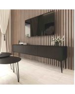 מזנון לסלון 2 מטר דגם קיסר בגוון שחור