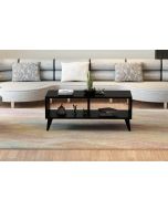 שולחן סלון מעוצב דגם תמרה גוון שחור