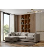 מערכת ישיבה פינתית דגם אינדיגו 2.70 Ram Design צבע חום בהיר