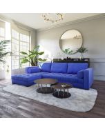 מערכת ישיבה פינתית דגם רום 2.70 Ram Design צבע כחול