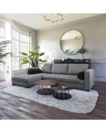 מערכת ישיבה פינתית דגם רום 2.70 Ram Design צבע אפור