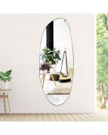 מראה טיפה גדולה עם מסגרת מתכת זהב במידה 72X180 ס"מ