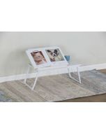 שולחן למחשב נייד דגם MIAMI בגוון לבן