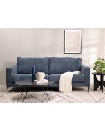 ספה תלת מושבית 220 ס"מ בד בגוון כחול דגם סקיילר