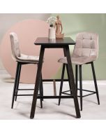 כסא בר בז' בד קטיפה דגם BLOKI