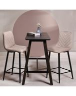 כסא בר בז' מבד קטיפה דגם ARROW