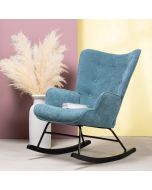 כורסת נדנדה בד בגוון ירוק דגם NEWTON