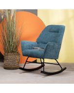 כורסת נדנדה בד בגוון ירוק דגם FACTORY