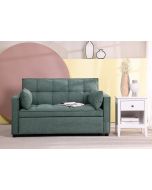 ספה באורך 180 ס"מ נפתחת למיטה בגוון ירוק דגם COMPACTO
