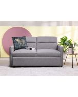 ספה באורך 145 ס"מ נפתחת למיטה בגוון אפור דגם COMPACT