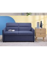 ספה באורך 145 ס"מ נפתחת למיטה בגוון כחול דגם COMPACT