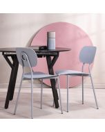 כסא פינת אוכל כחול פלסטיק קשיח דגם DOTE