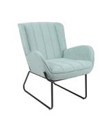 כורסא בד בגוון ירוק דגם VICKI