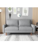 ספה תלת מושבית מעוצבת Lara צבע אפור בהיר