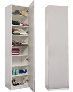 ארון דלת אחת דגם שגיא בגוון לבן