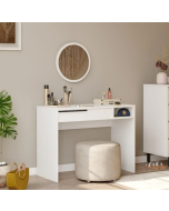 מוצר חדש - שידת איפור עם מראה דגם בורדו גוון לבן