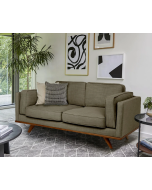 ספה 200 ס"מ דו מושבית דגם FLORIDA בגוון מוקה