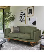 ספה 200 ס"מ דו מושבית דגם FLORIDA בגוון ירוק