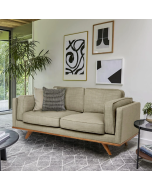 ספה 200 ס"מ דו מושבית דגם FLORIDA בגוון בז'