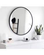 מראה עגולה אלומיניום גודל קוטר 50 ס"מ