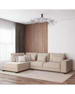 מערכת ישיבה פינתית 3 מטר RAM DESIGN דגם עמית פרימיום שמנת