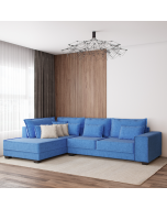 מערכת ישיבה פינתית 3 מטר RAM DESIGN דגם עמית פרימיום כחול