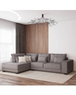 מערכת ישיבה פינתית 3 מטר RAM DESIGN דגם עמית פרימיום אפור