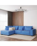 מערכת ישיבה פינתית 3 מטר RAM DESIGN דגם עמית כחול