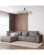 מערכת ישיבה פינתית 3 מטר RAM DESIGN דגם עמית אפור