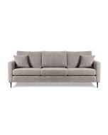 ספה תלת מושבית בד קורדרוי בגוון אפור 300 ס"מ דגם RANDOM