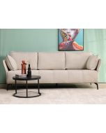 ספה תלת מושבית 230 ס"מ בגוון אפור דגם WING