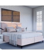 מיטה יהודית זוגית 160x200 דגם חאליסי גוון ורוד