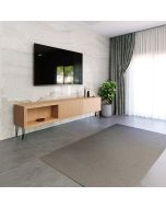 מזנון רוחב 180 ס"מ לסלון דגם איסלנד אלון טבעי