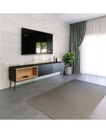 מזנון רוחב 180 ס"מ לסלון דגם איסלנד שחור משולב