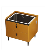 שידה חכמה עם 2 מגירות צבע כתום