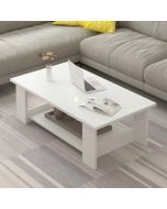 שולחן סלון דגם פלוטו בגוון לבן