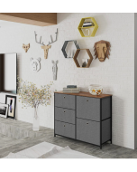 שידת מתכת עם 5 מגירות בד דגם cr375 מסדרת Siena