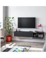 מזנון צף 1.8 מטר דגם צוף בגוון שחור