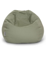 פוף לילדים במילוי ספוג TORNO צבע ירוק מאצ'ה