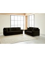 סט ספות 2+3 דגם MILANO בגוון שחור