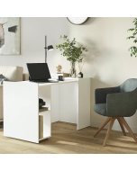 שולחן כתיבה טרנספורמר דגם פנינה בגוון לבן