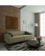 מערכת ישיבה תלת מושבי מפוארת דגם דור בגוון חום בהיר