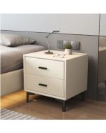 שידה לצד המיטה דגם – KAREN- שמנת\ לבן