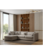 מערכת ישיבה פינתית דגם אינדיגו 2.90 Ram Design צבע חום בהיר