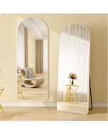 מראת גוף אובלית ענקית 160x50 ס"מ צבע לבן