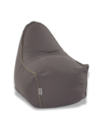 פוף מעוצב במילוי ספוג Cloud דגם Sierra צבע אפור בטון