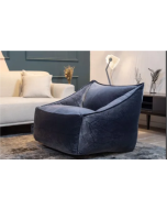 פוף כורסא מעוצב דגם Toscana צבע ולווט