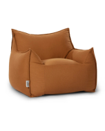 פוף כורסא דגם Sicilia צבע חום אדמה