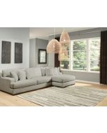 ספה פינתית דגם MILANO בגוון אפור בהיר