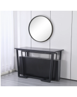 קונסולה מעוצבת נפתחת לפינת אוכל עד ל-3 מטר ברוחב 120 ס"מ דגם קיסר שחור